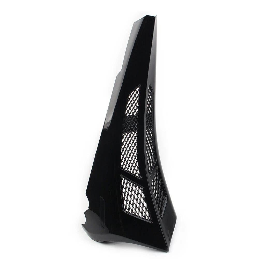 Tall Chin Spoiler Scoop Stretched For Harley Street Road Glide 2014+ Gloss Black