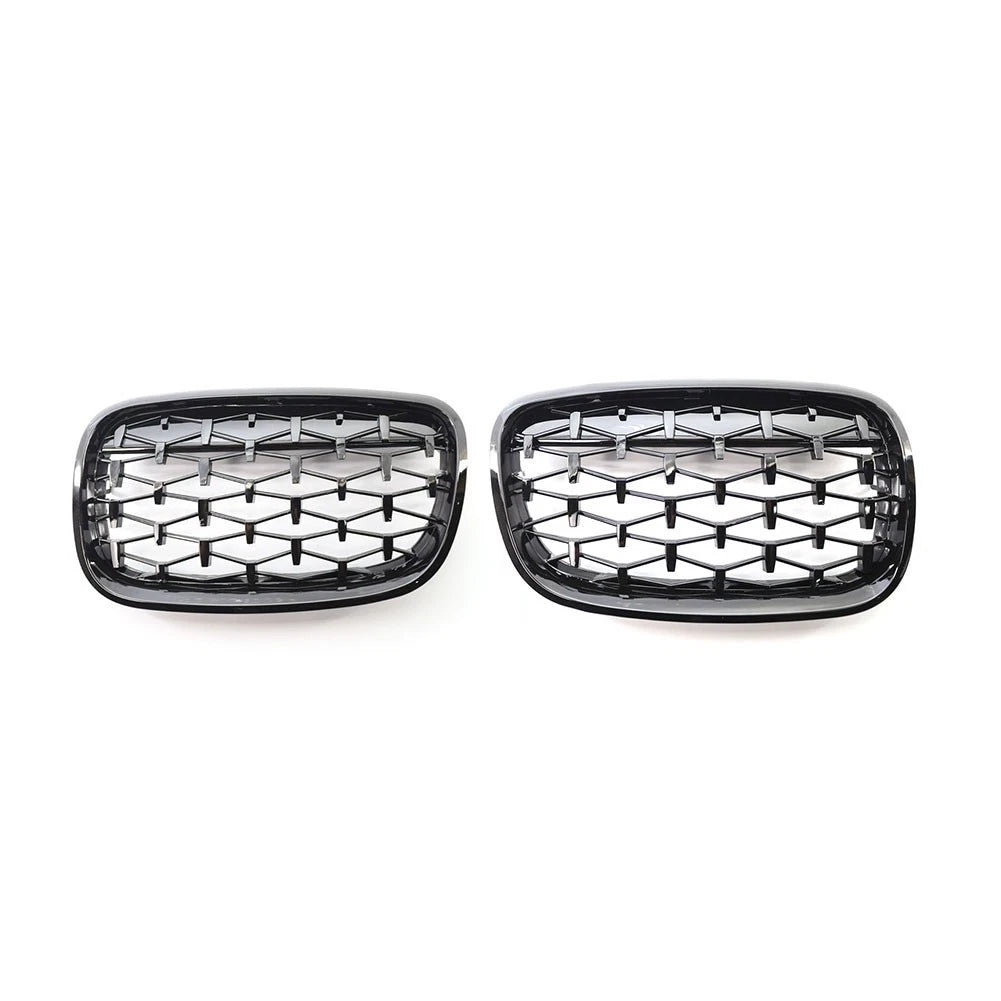 Front Bumper Kidney Grill Diamond Grille For BMW X5 E70 X6 E71