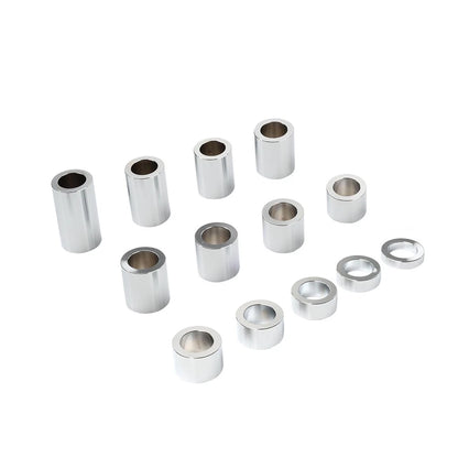 Chrome Wheel Axle Spacer Kit ID 3/4" OD 1 1/8" Fit Harley Softail Dyna Road King