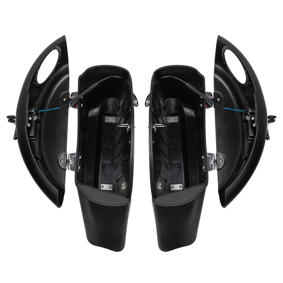 Matt Black Saddlebag Audio Lid Electronic Latch For Indian Chieftain Roadmaster