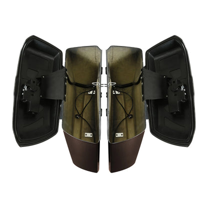 Hard Saddlebags Fit For Indian Chieftain Dark Horse Limited Dark 19-25 22 Walnut