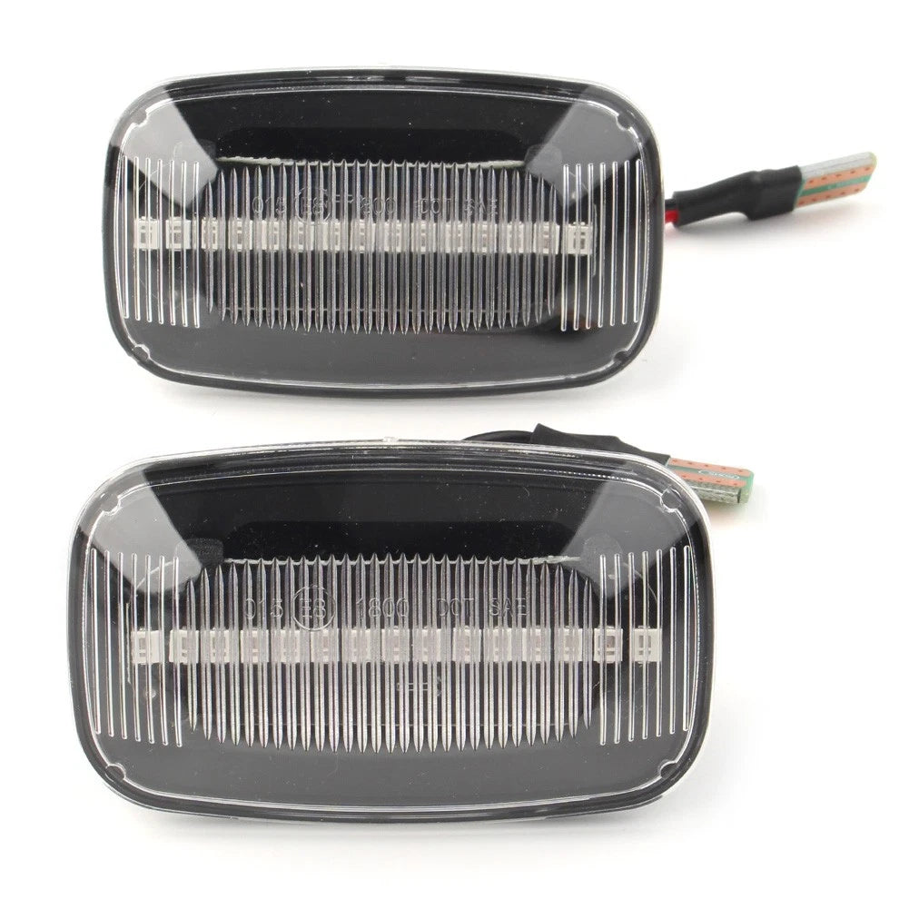 Dynamic LED Sequential Side Marker Turn Amber Light Fit Toyota Land Cruiser