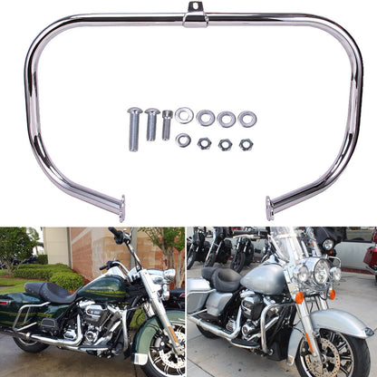 Highway Engine Guard Crash Bar 1 1/4" For Harley Touring Road Street Glide 09-23