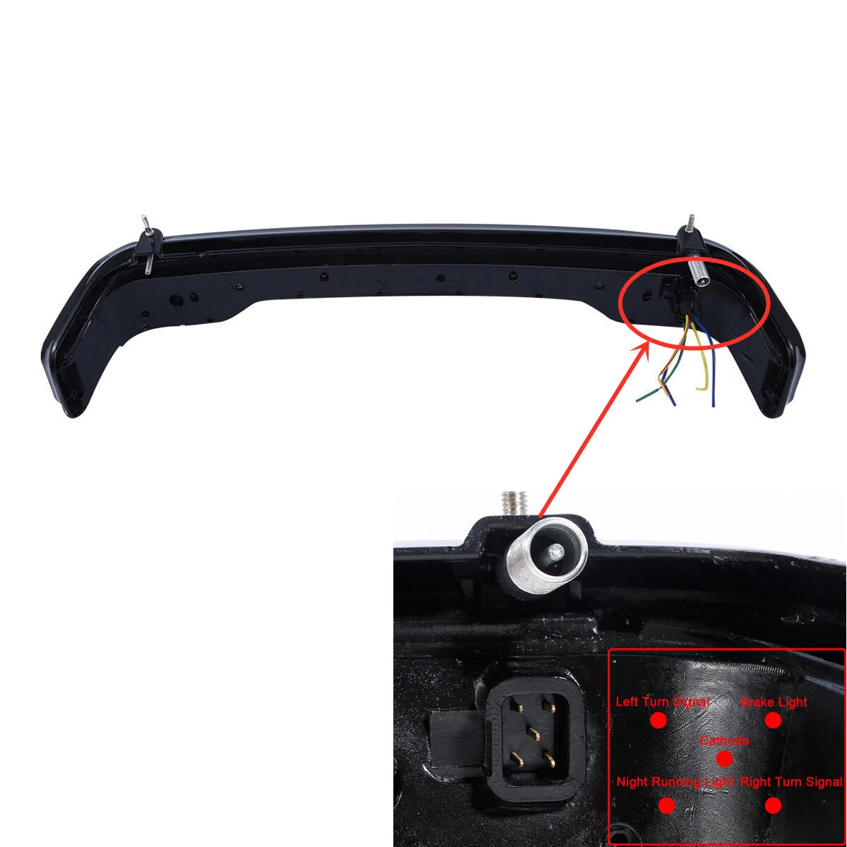 King Trunk Pad LED Tail Light Fit For Harley Touring Road Glide King 2014-2026