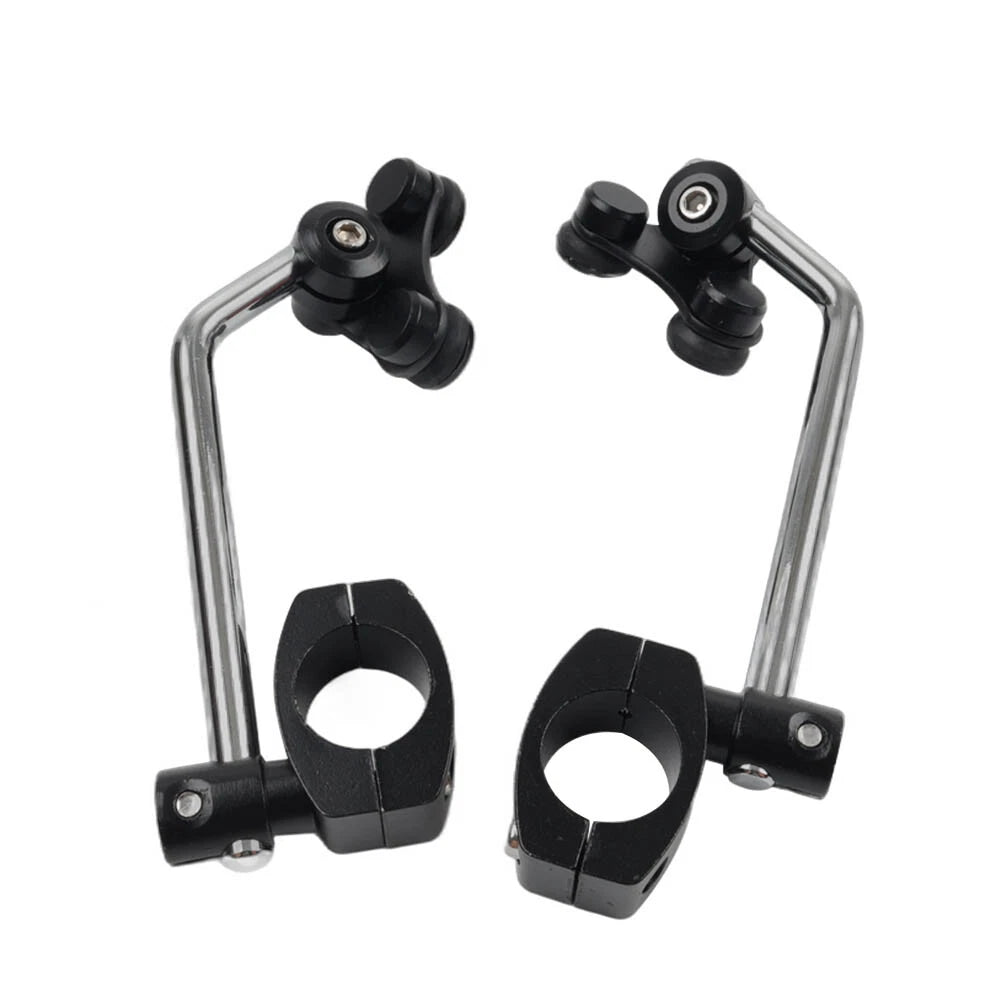 1 Set Universal Motorcycle Windshield Mounting Hardware Kit Metal For 25MM Bars