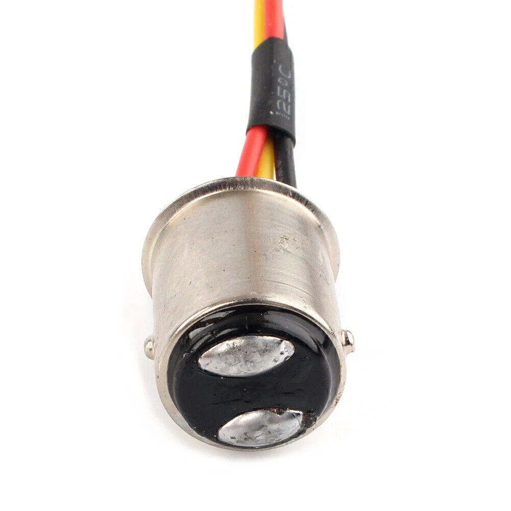 48-SMD LED Turn Signal Light Bulb Lamp  Fit Bobber Chopper Cafe Racer