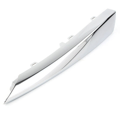 Fit Jaguar XF 2012-2015 Left Front Side Grille Chrome Molding Trim ABS Plastic