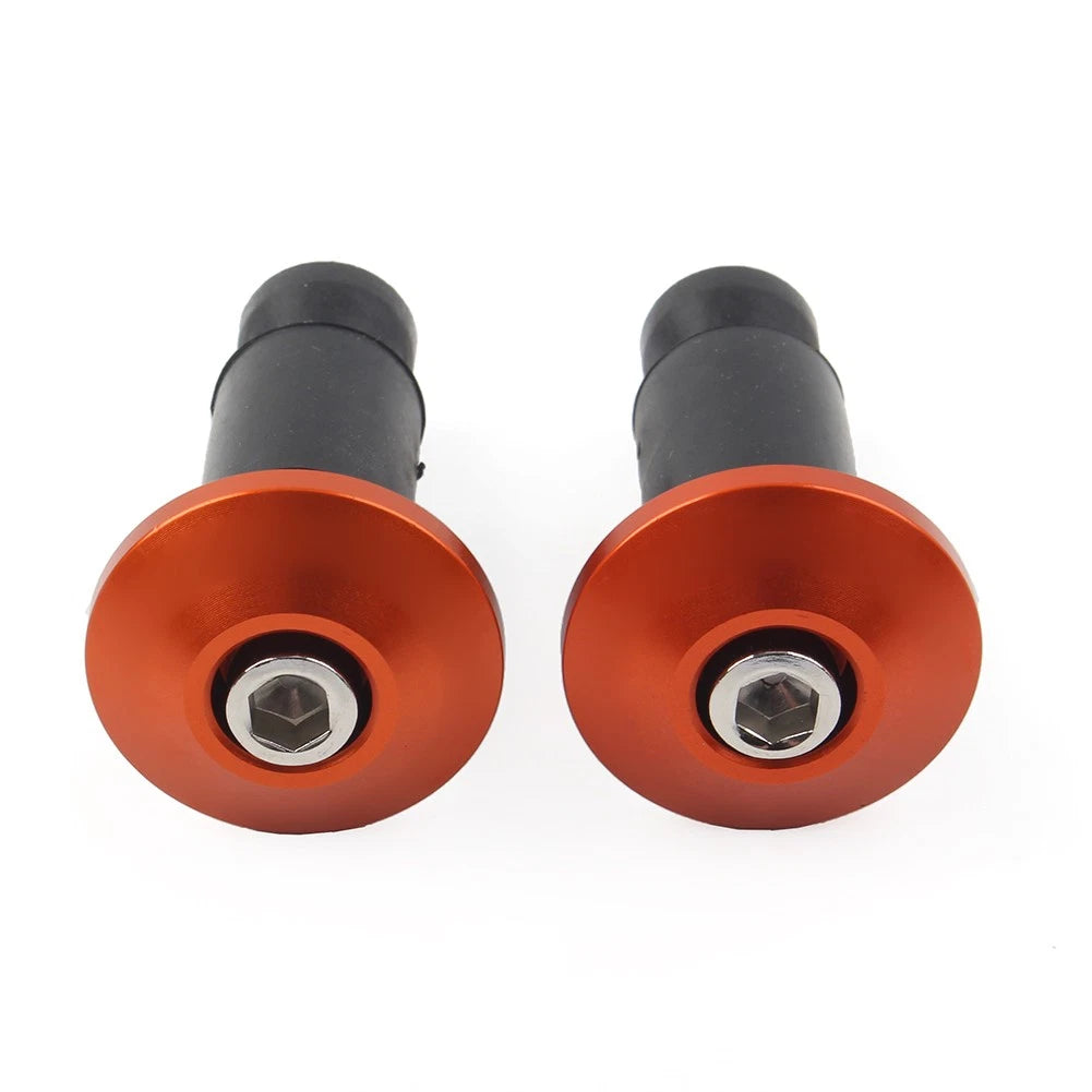 7/8'' Handle Bar End Weights Handlebar Grips Cap Plugs Dirt Bike Motor Orange US