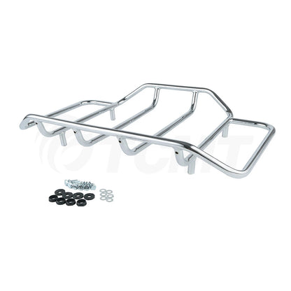 Chopped Trunk Pad Mount Rack Plate Fit For Harley Street Road Glide King 2014-26