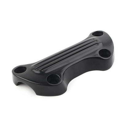For Harley Sportster Softail Dyna 1" Handlebar Riser Top Clamp Cover Black