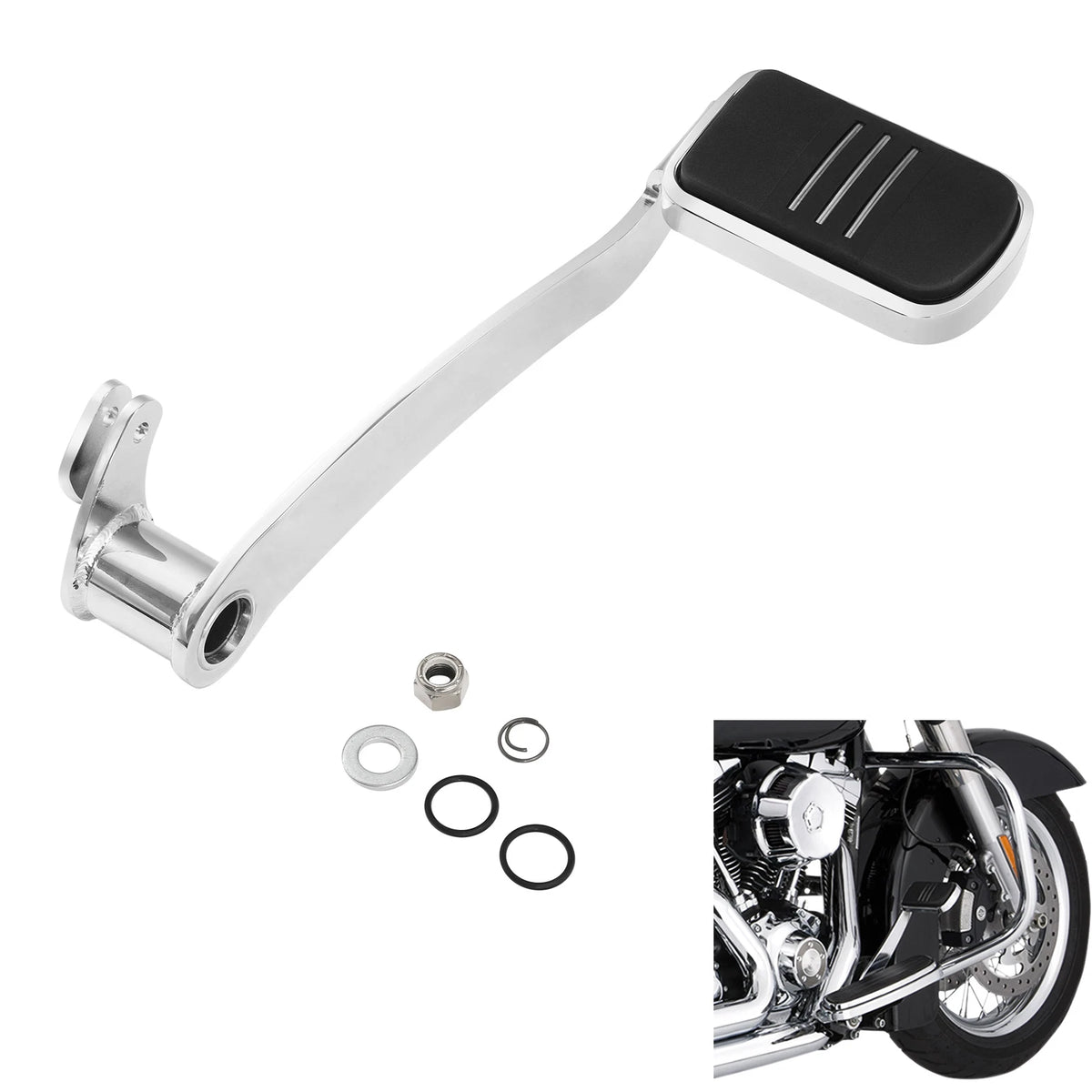 Brake Arm Lever Peg Pedal Fit For Harley Electra Road Glide King Trike 2014-2024