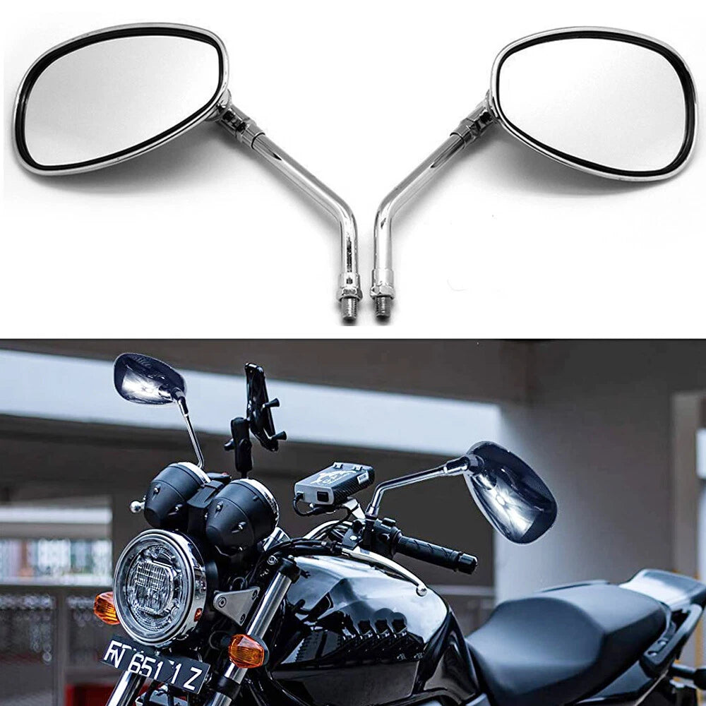 Chrome Motorcycle Mirrors For Honda VTX 1300 1800 Shadow ACE Spirit VT 750 1100