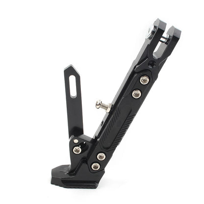 CNC Foot Support Side Stand Parking Leg Kickstand Adjustable Black Motorcycle US