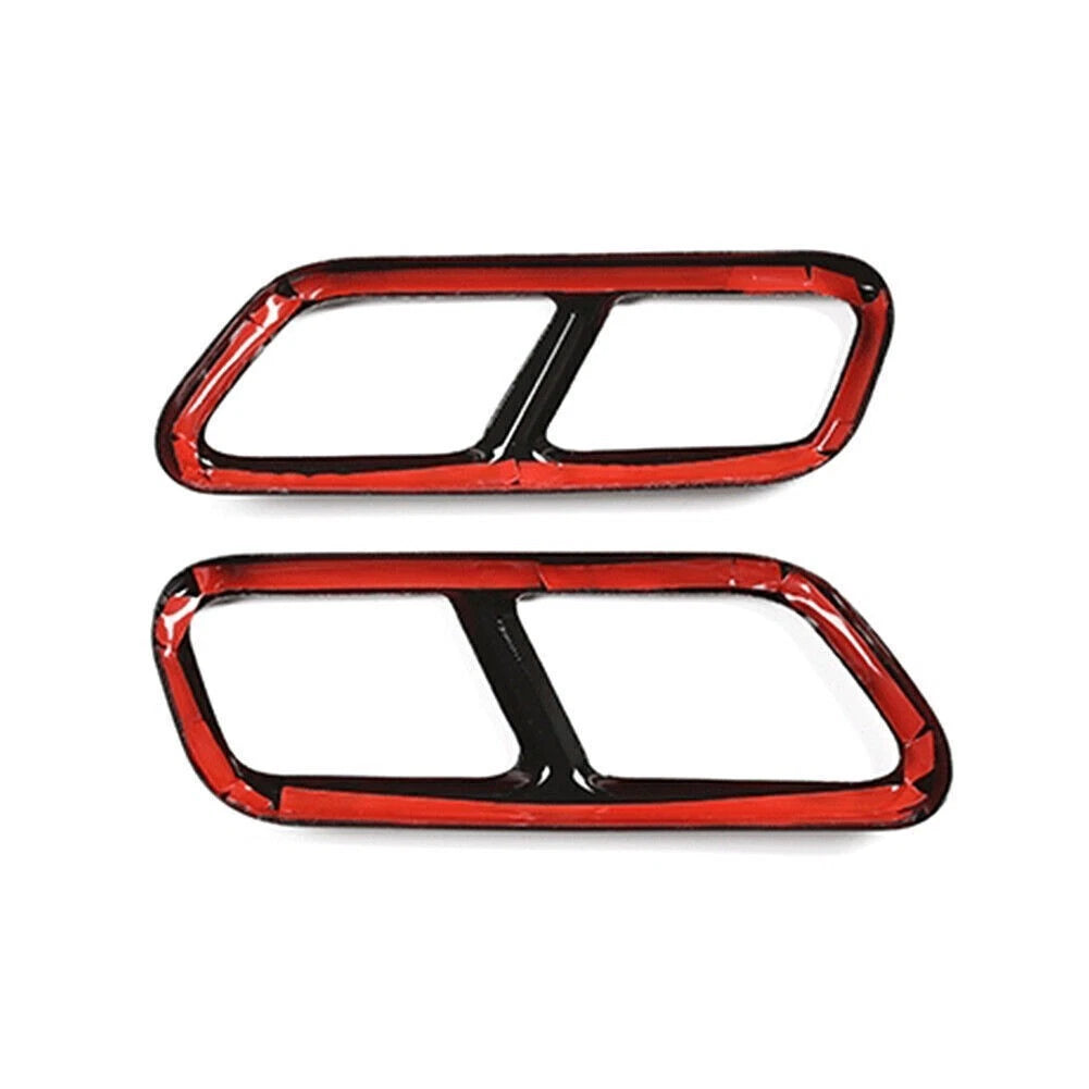 Exhaust Muffler Pipe Tip Tailpipe Cover Trim Fit Benz S Class W221 W222 10-17