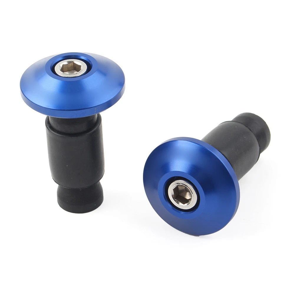 7/8'' Handle Bar End Weights Handlebar Grips Cap Plugs For Dirt Bike Blue USA