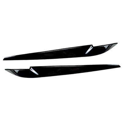 Front Headlight Eyebrow Lamp Brow Cover Trim For BMW X5 F15 X6 F16 14-18 Black