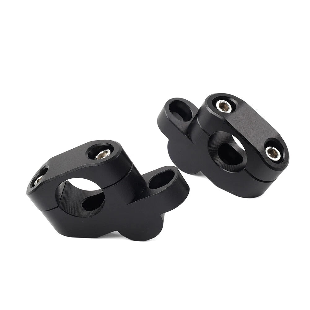 1 25mm Offset Handlebar Clamp Mount Riser For Honda For Suzuki For Yamaha