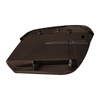 Dark Walnut Hard Saddlebags Fit For Indian 2019-2025 Chieftain Dark Horse