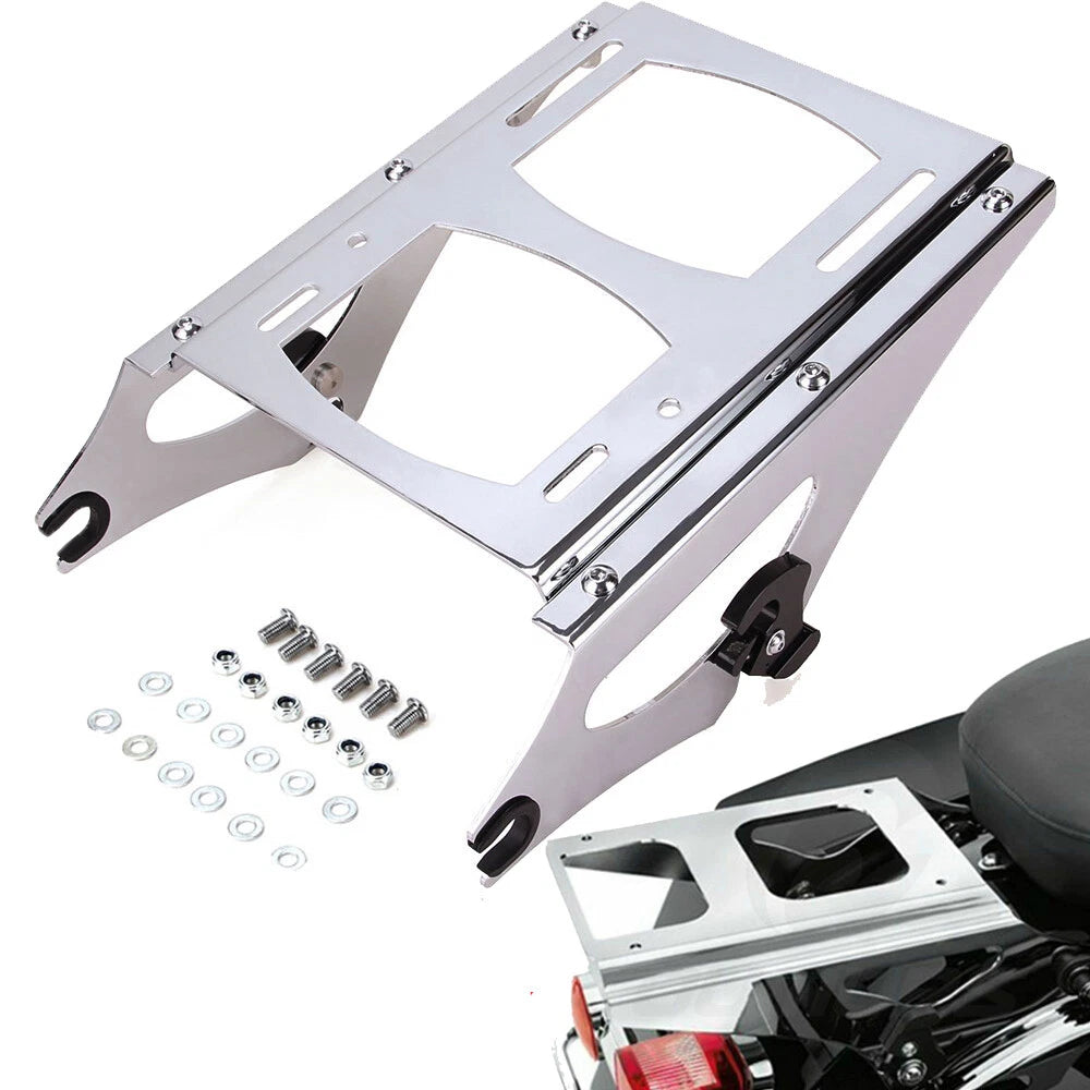 Two Up Tour Pak Pack Mounting Luggage Rack For Harley Touring Road King 2009-13