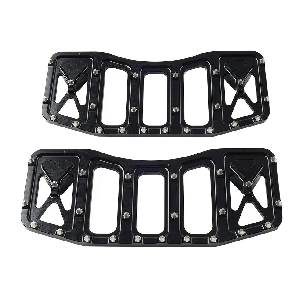 2pcs Front Foot Pedal For Harley Touring 86+ Softail FL 86-17 Dyna FLD 2012-16