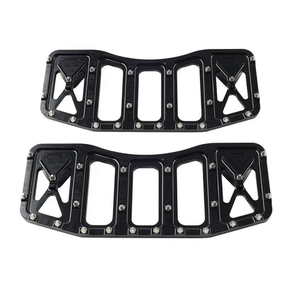 2pcs Front Foot Pedal For Harley Touring 86+ Softail FL 86-17 Dyna FLD 2012-16