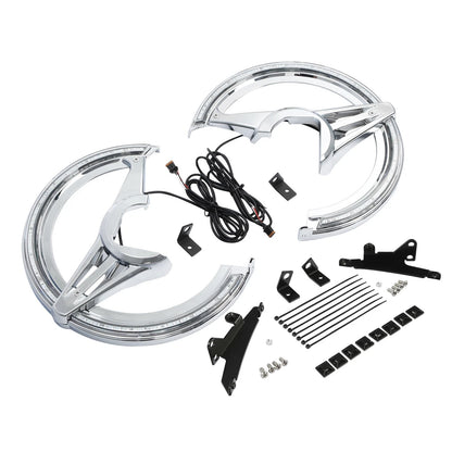 Brake Rotor Covers w/ LED Light Fit For Honda Goldwing 1800 GL1800 2018-2026 19