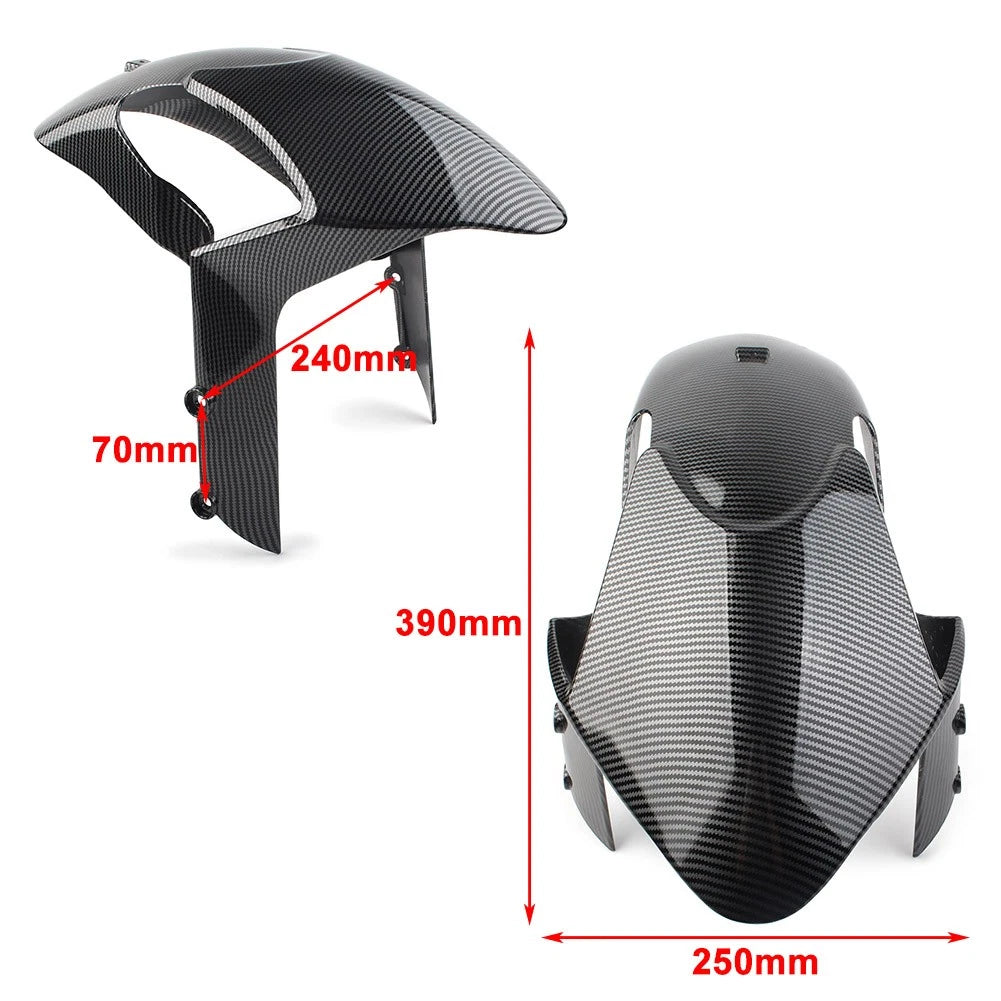 Carbon Fiber Front Fender Tire Mudguard For Ducati Monster 696 796 1100 EVO