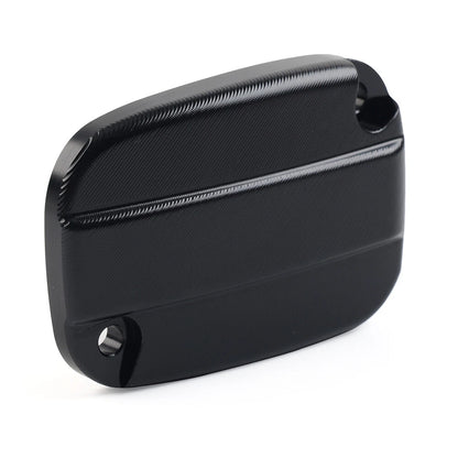 Brake Cylinder Reservoir Cover Cap Black For Harley Touring Road King Road Glide
