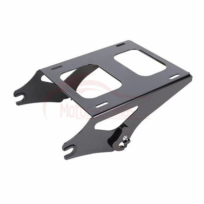 Two Up Tour Pack Mount Luggage Rack W/ Docking Hardware Kits For Harley Touring