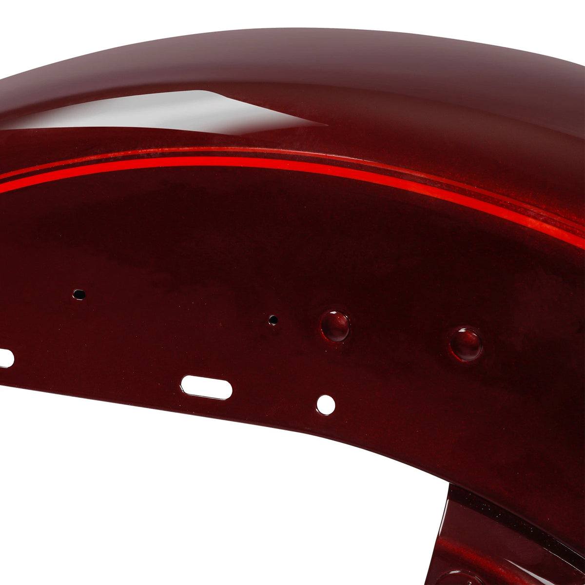 Front Fender Fit For Harley Touring Road King 2014-2024 23 Mysterious Red Sunglo