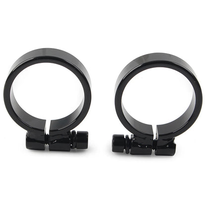 Fit Harley XL Ironhead Sportster 1000 Model 1957-1985 Exhaust Port Clamps Black