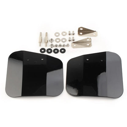 Motorcycle Air Wing Windshield Deflector Mirror Mount For Honda F6B 2013-2017