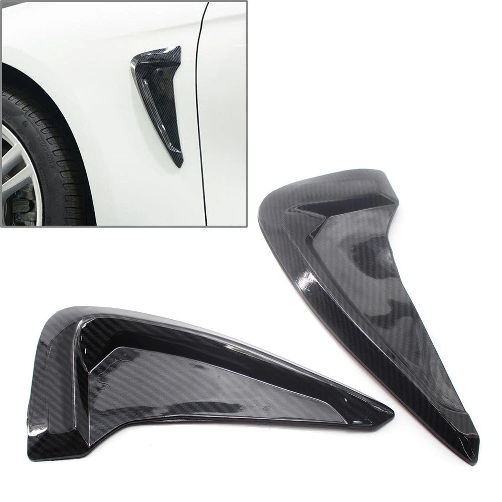 Carbon Side Marker Fender Air wing Vent Trim M Cover For BMW 2014+ F15-X5 X5 35I
