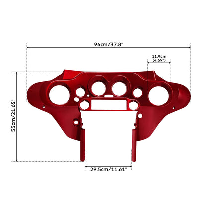 Speedometer Cover Inner Fairing Fit For Harley Electra Street Glide 2008-2013 12