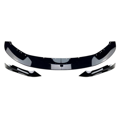 Front Bumper Lip Spoiler + Side Splitter Canards Cover Body Kit For BMW 4 Series