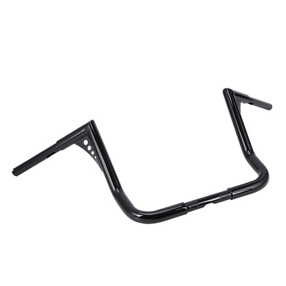 12" Inch Handlebar Rise Ape Hangers For Touring Electra Glide Street Glide