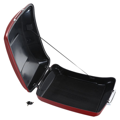 Razor Trunk Fit For Harley Street Road Glide 2014-24 Wicked Red Denim