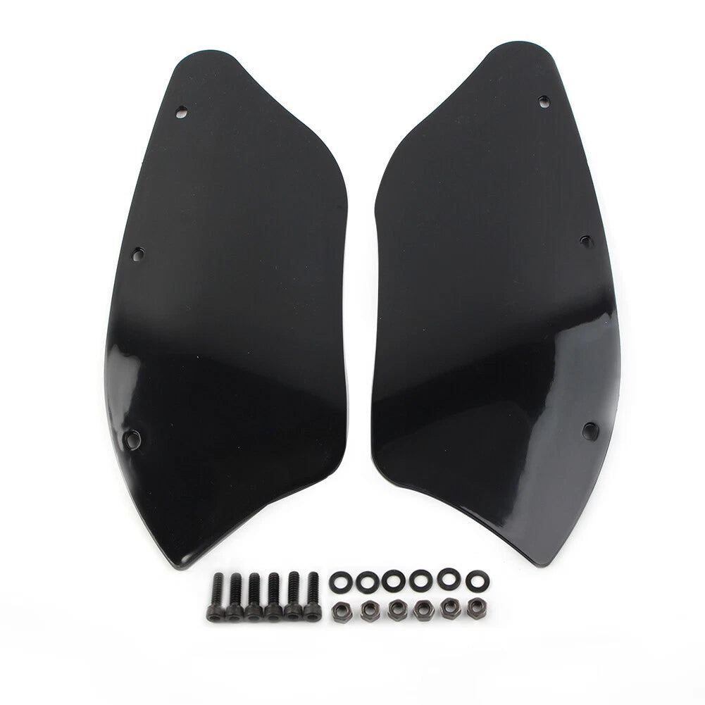 Batwing Fairing Wind Deflectors For Harley Dyna Heritage Softail Road King Black
