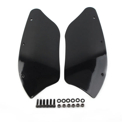 Batwing Fairing Wind Deflectors For Harley Dyna Heritage Softail Road King Black