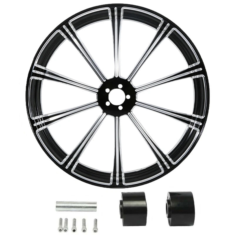 23" Front Wheel Rim Dual Disc Wheel Hub For Harley Street Glide Non ABS 97-21 20