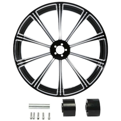 23" Front Wheel Rim Dual Disc Wheel Hub For Harley Street Glide Non ABS 97-21 20