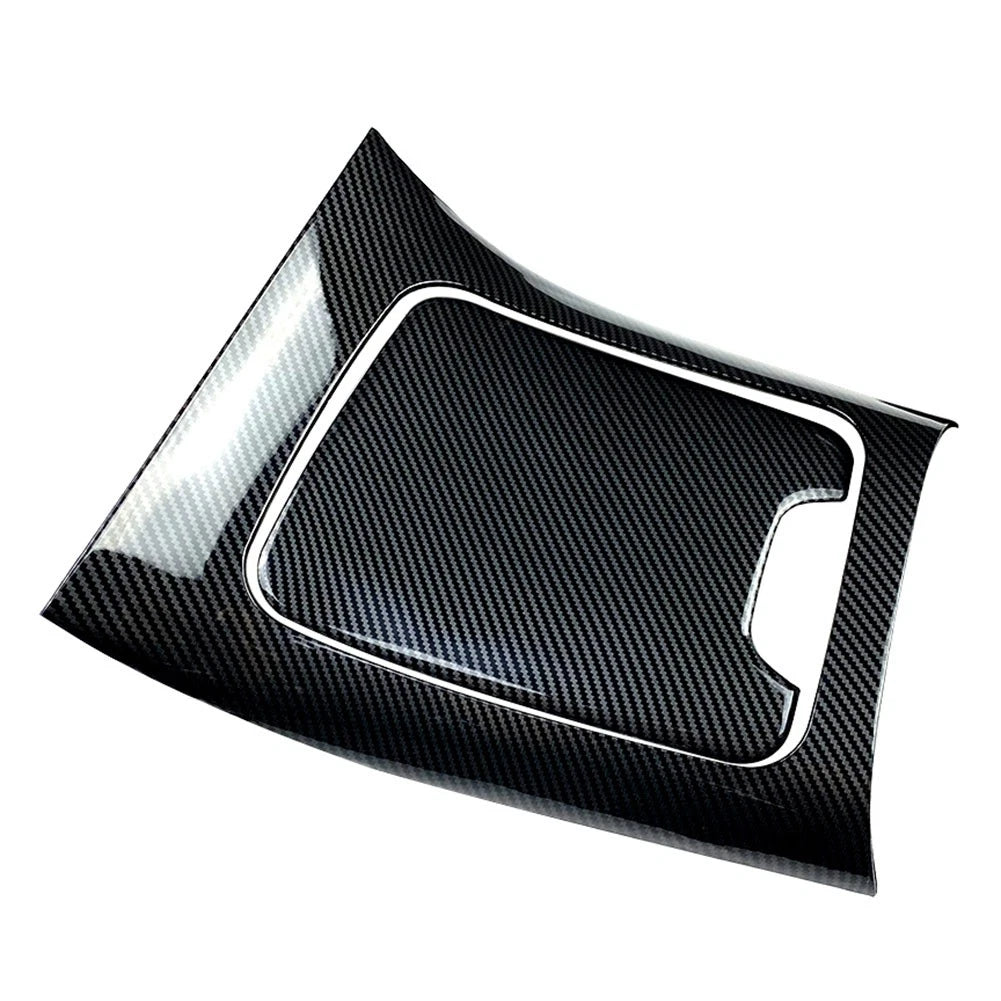 ABS Central Console Gear Shift Panel Trim For for Benz C-Class W206 Carbon Fiber
