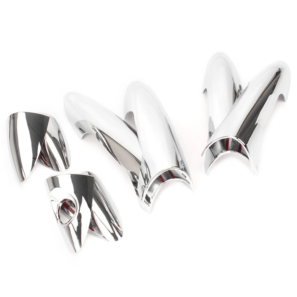 Door Handle Cover Molding Trim Chrome Fit Hyundai Accent Solaris Verna 2011-16