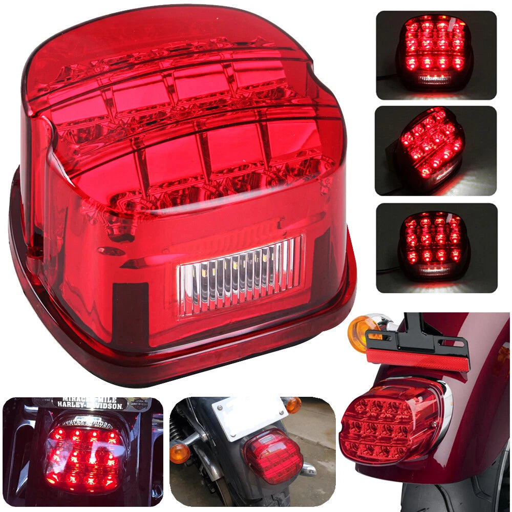 LED Tail Light Brake For Harley Touring Road King Glide Dyna Softail Sporster XL