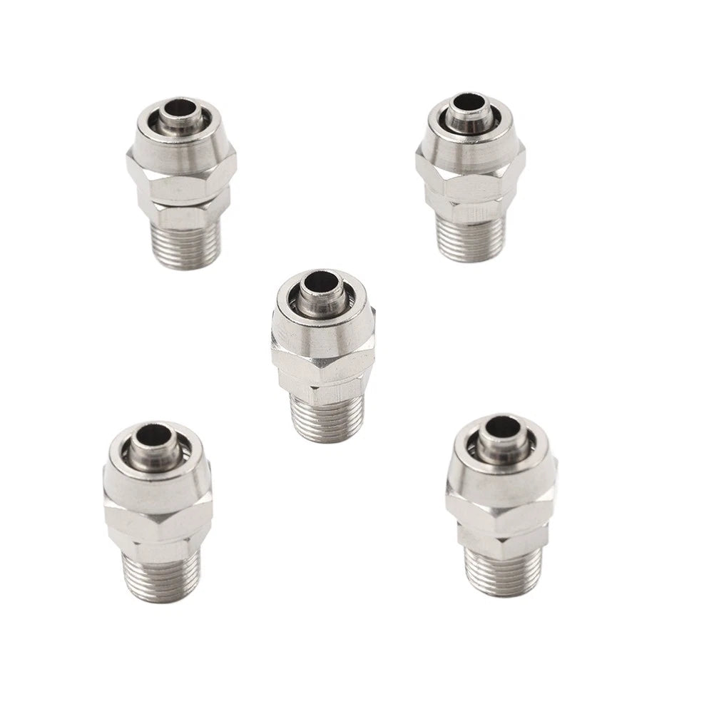 5PC Tire Changer 8mm 1/8 Air Valve Metal Connector