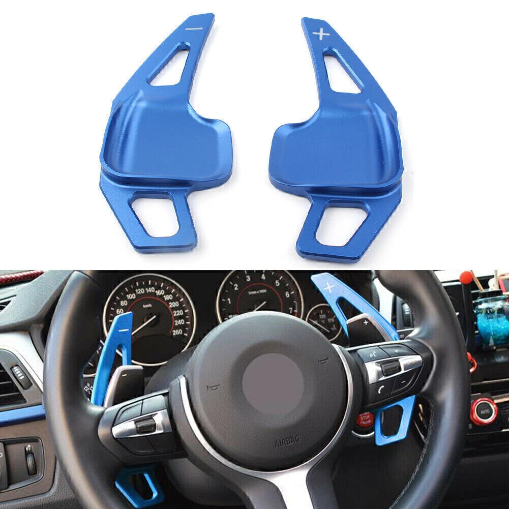 2xSteering Wheel Shift Paddle Shifter Trim Cover Fit BMW 3/5 Series F10/30/80