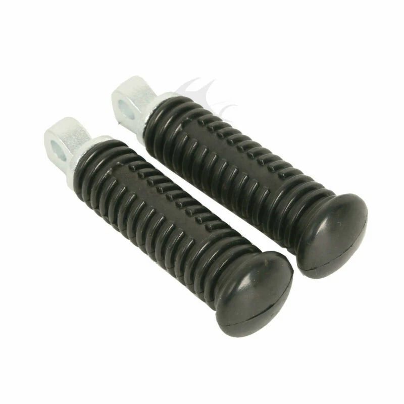 Black Passenger Footpeg Foot Pegs Mount For Harley Touring Electra Glide 1993-Up
