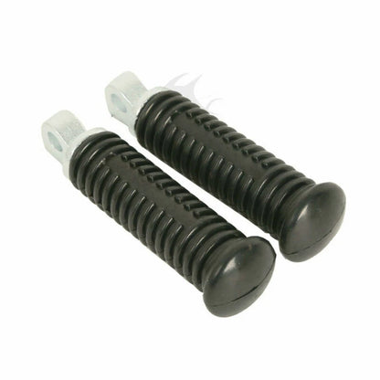 Black Passenger Footpeg Foot Pegs Mount For Harley Touring Electra Glide 1993-Up