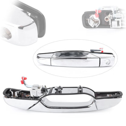 Front Driver Exterior Door Handle Bar for Chevy GMC Silverado 2007-2013 Chrome