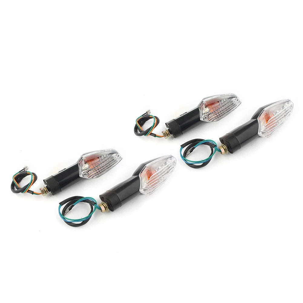 2Pair Indicators Front & Rear Turn Signal Light for Honda CBF125 2009-2016 Clear